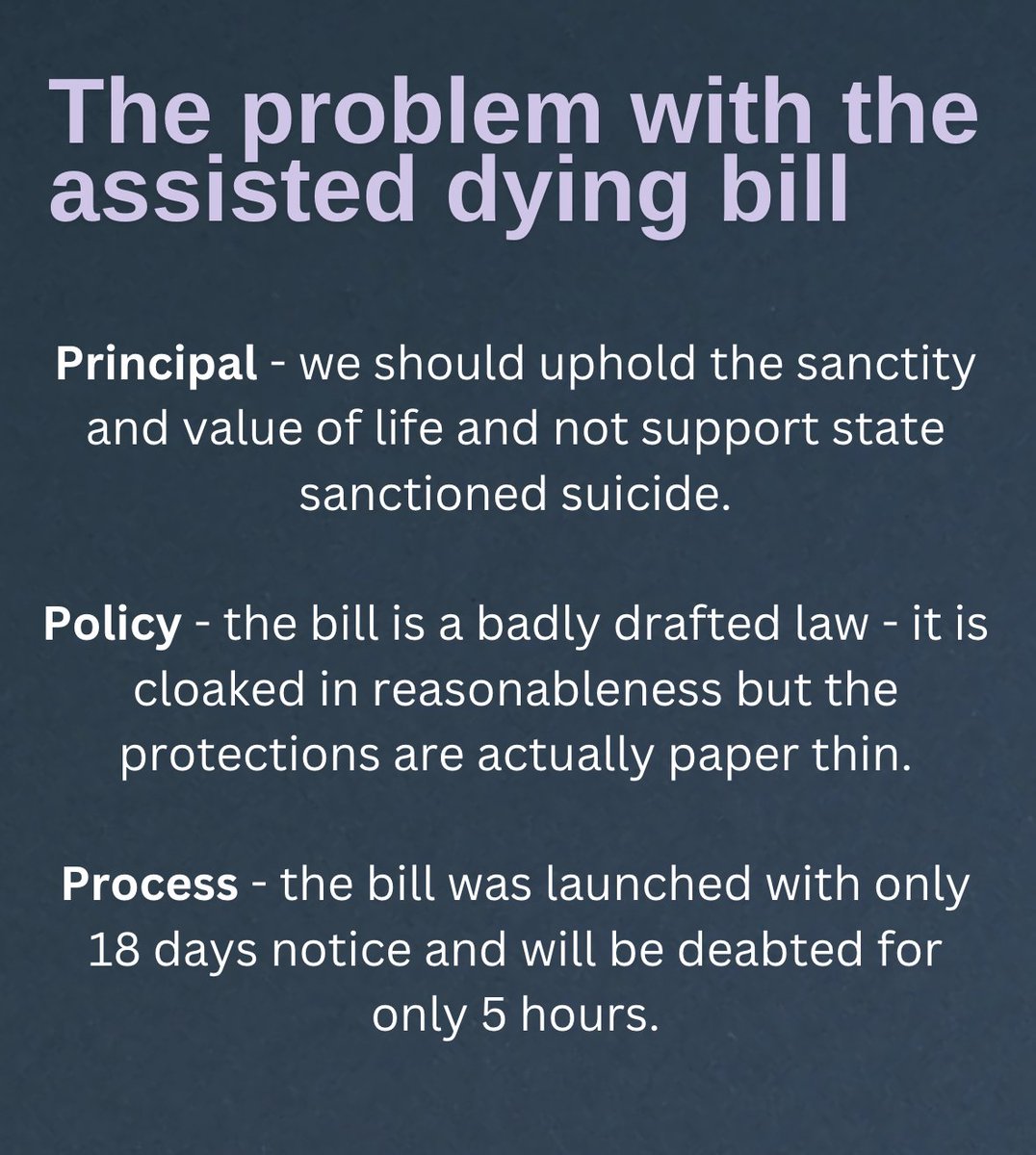 While Kim Leadbeater's intentions may be genuine, her bill on assisted suicide is deeply flawed.