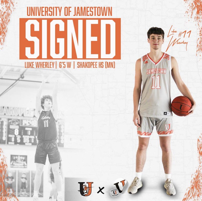 Jamestown Men’s Basketball (@jamestown_mbb) on Twitter photo Welcome to the family, Luke‼️✍️
<a href="/Lukewherley25/">Luke Wherley</a> x <a href="/Jamestown_MBB/">Jamestown Men’s Basketball</a>
#LevelUP | #GoJimmies🟠⚫️ Welcome to the family, Luke‼️✍️
<a href="/Lukewherley25/">Luke Wherley</a> x <a href="/Jamestown_MBB/">Jamestown Men’s Basketball</a>
#LevelUP | #GoJimmies🟠⚫️