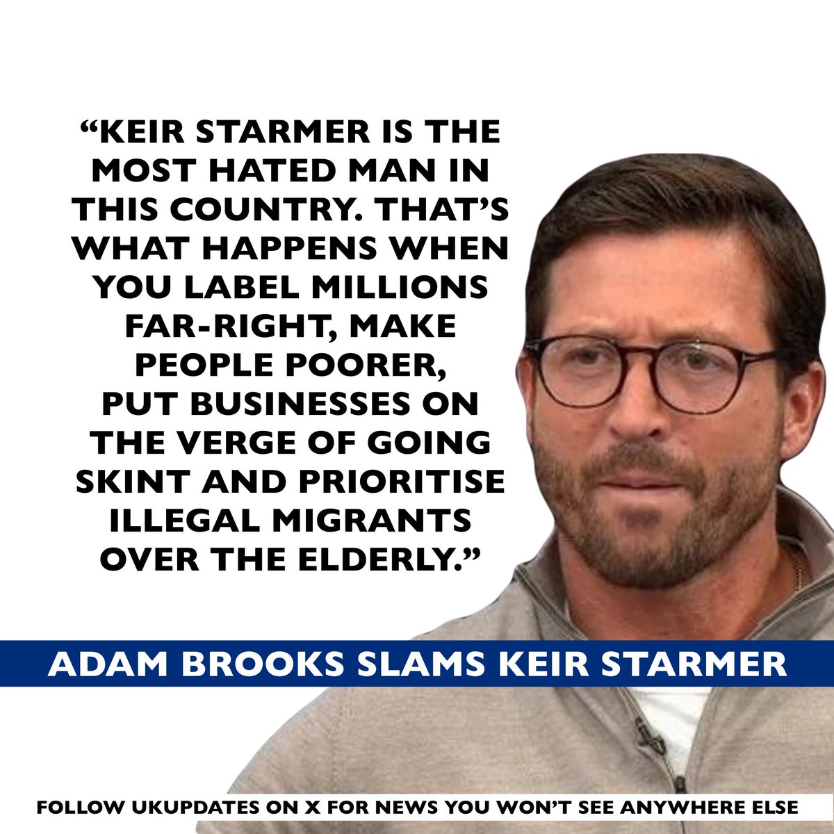 Do you agree with Adam Brooks?