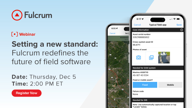 fulcrumapp's tweet image. 🔥 ⌛⏰Last chance! Join Fulcrum's CEO Jim Grady *tomorrow* at 2PM ET for a live demo of our AI-powered platform. See how to revolutionize field ops with smarter workflows &amp;amp; data integration. Don't miss out - register now!👉 bit.ly/40F8qTv #TechWebinar #AI #LastChance