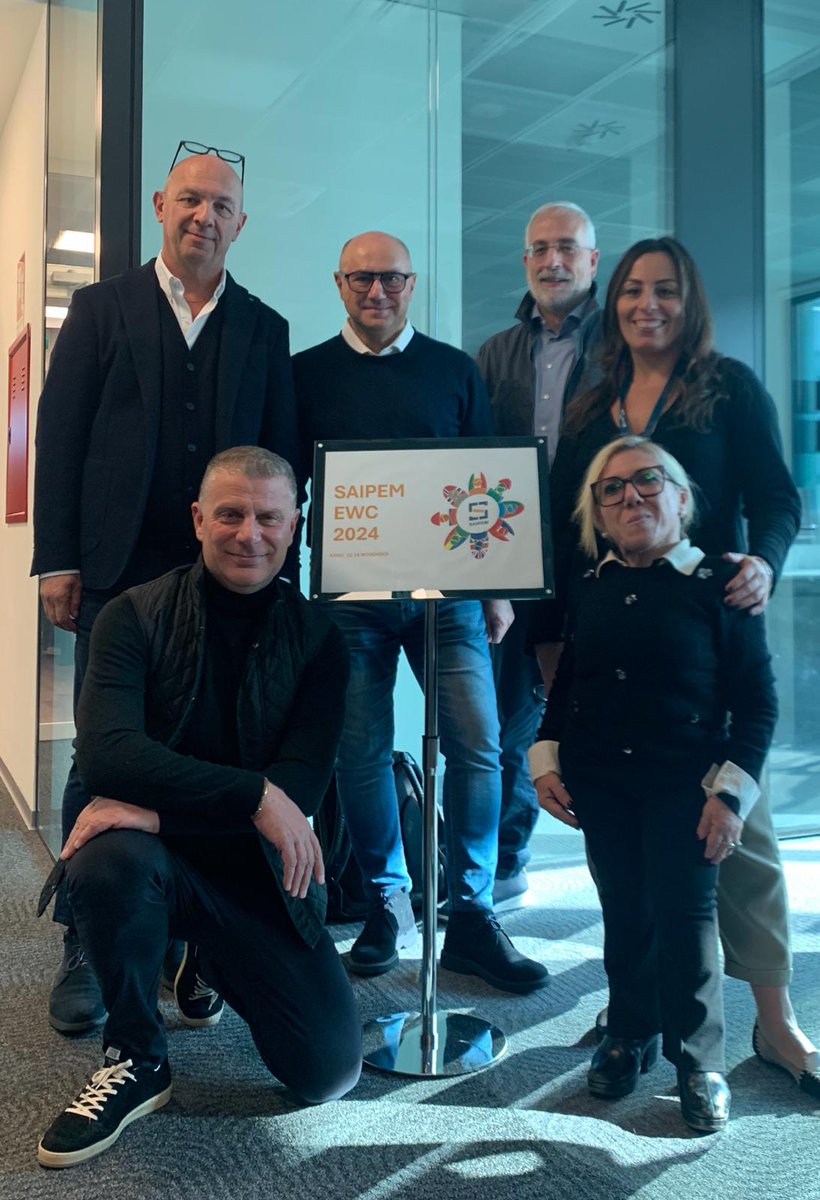 🔵Oggi la segreteria nazionale ed nostri delegati Cae hanno partecipato ai lavori dello EWC di Saipem.

💪Importante occasione per conoscere gli indirizzi strategici della azienda ma soprattutto per rinsaldare il rapporto fra lavoratori con esperienze ed attività diverse.