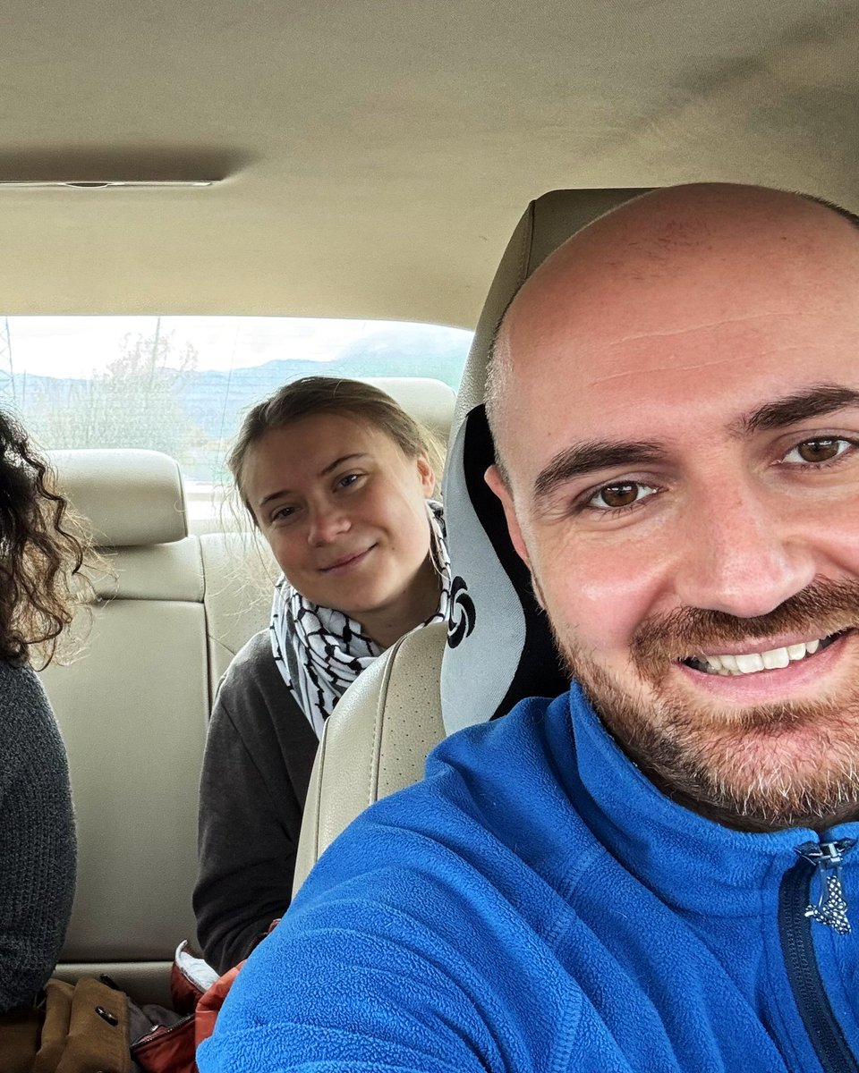 Had an honor to show <a href="/GretaThunberg/">Greta Thunberg</a> around in Jermuk &amp; talk about the movement against gold mining in Amulsar together with the community of environmentalists. We had a blast!
Also, Greta is organizing Fridays For Future protest in front of the UN this Friday! Welcome to 🇦🇲