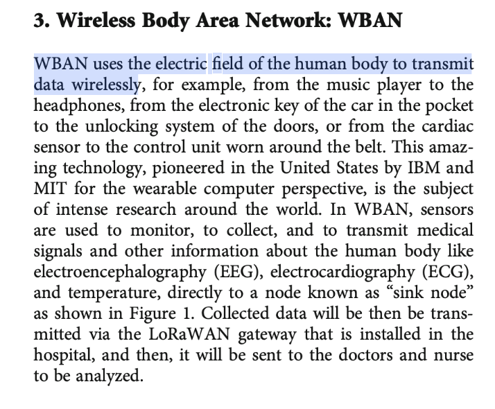 CorinneNokel's tweet photo. 'Wireless BODY Area NETWORK uses the electric field of the human body to transmit data wirelessly'
#Biofield #BodyElectric #Aura
#RemoteSurveillance
#WirelessBiomedicalTelemetry #MedicalBAN https://t.co/35U7pV3cNL