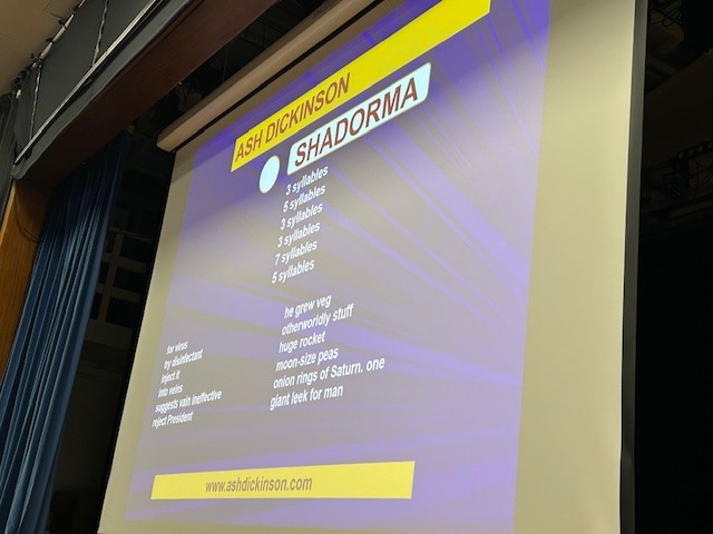 RIDGEWAY SCHOOL LRC (@ridgewayread) on Twitter photo Poetry Part 2: Everyone, and we mean everyone, joined in this morning with <a href="/ashdpoet/">Ash Dickinson</a> <a href="/SchoolRidgeway/">Ridgeway School</a> <a href="/SwindonYFL/">SwindonYFL</a>. The Maths teachers couldn't resist the numbers... Poetry Part 2: Everyone, and we mean everyone, joined in this morning with <a href="/ashdpoet/">Ash Dickinson</a> <a href="/SchoolRidgeway/">Ridgeway School</a> <a href="/SwindonYFL/">SwindonYFL</a>. The Maths teachers couldn't resist the numbers...