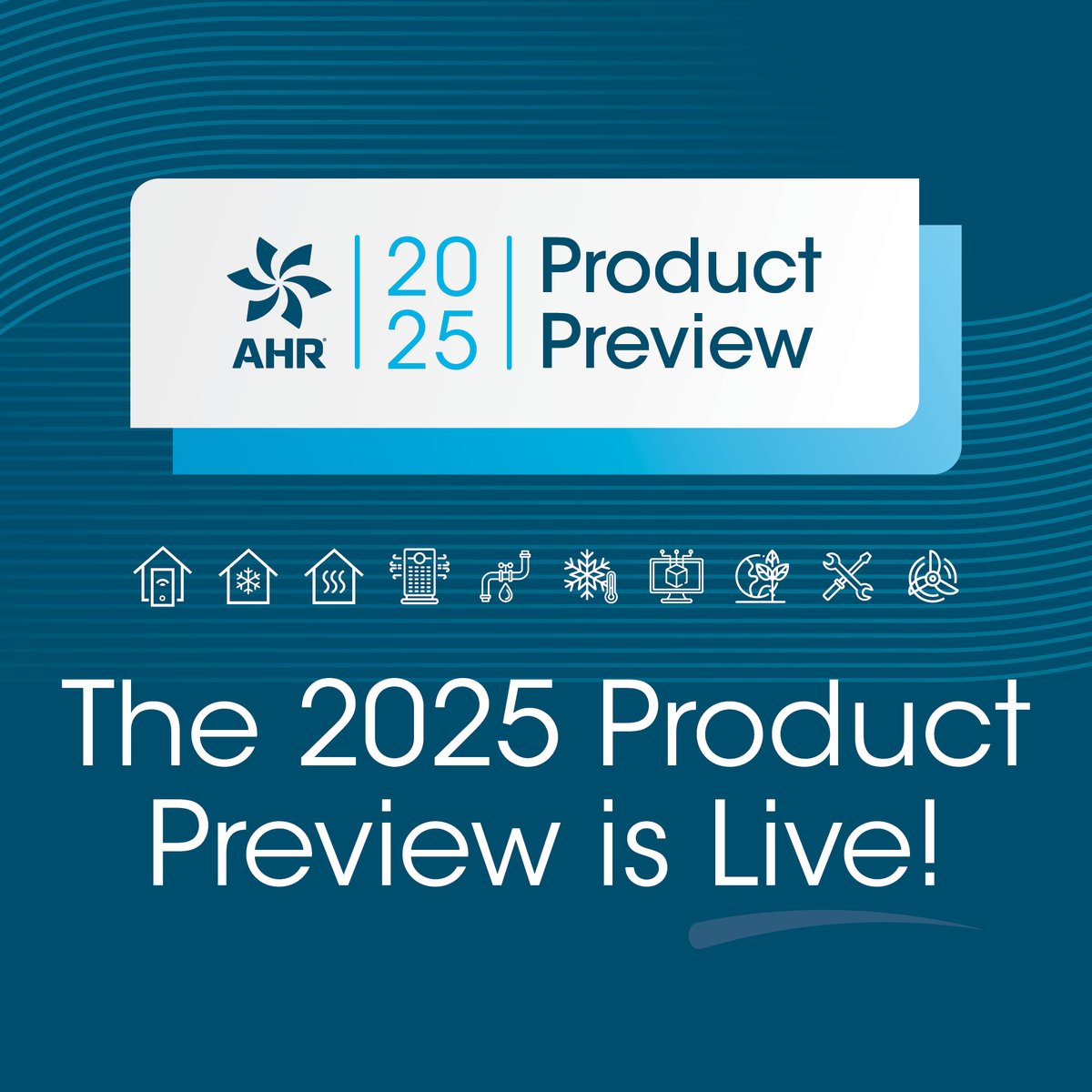 The 2025 Product Preview is LIVE! Take a peek at what's headed to Orlando with more than 550+ featured products and technologies set to appear on the show floor. Check it out at ahrexpoproductpreview.com.  Still need to register? It's free at ahrexpo.com!