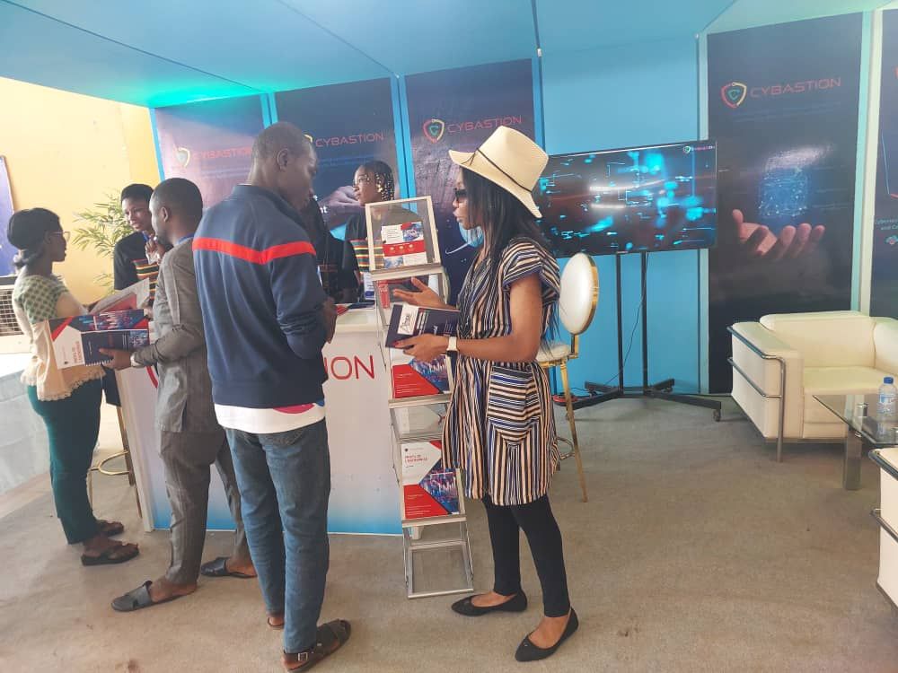 cybastion's tweet image. 🇧🇫 Today, Dr. Otily Toutsop, Cybastion’s Cybersecurity Products Manager, connected with tech leaders at our booth at #DigitalWeek in Burkina Faso, where she shared insights on #cybersecurity and accelerating Africa’s #digitaltransformation.