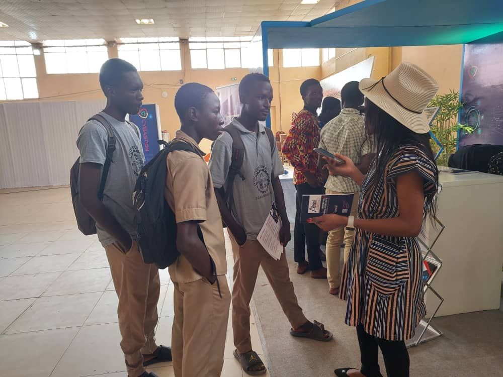 cybastion's tweet image. 🇧🇫 Today, Dr. Otily Toutsop, Cybastion’s Cybersecurity Products Manager, connected with tech leaders at our booth at #DigitalWeek in Burkina Faso, where she shared insights on #cybersecurity and accelerating Africa’s #digitaltransformation.