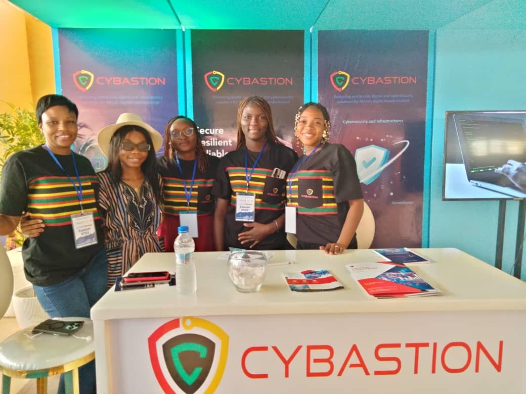 cybastion's tweet image. 🇧🇫 Today, Dr. Otily Toutsop, Cybastion’s Cybersecurity Products Manager, connected with tech leaders at our booth at #DigitalWeek in Burkina Faso, where she shared insights on #cybersecurity and accelerating Africa’s #digitaltransformation.