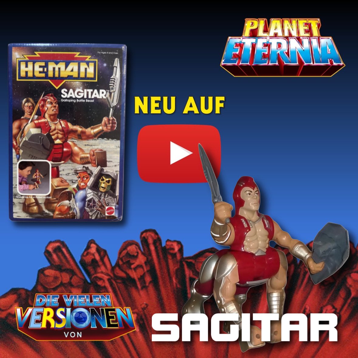PlanetEternia TV | Die vielen Versionen von #129 | Sagitar

youtu.be/7H_Ji3xdIRA

#planeteternia #heman #masters #motu #mastersoftheuniverse #childhood #kindheit #nostalgie #planeteterniatv