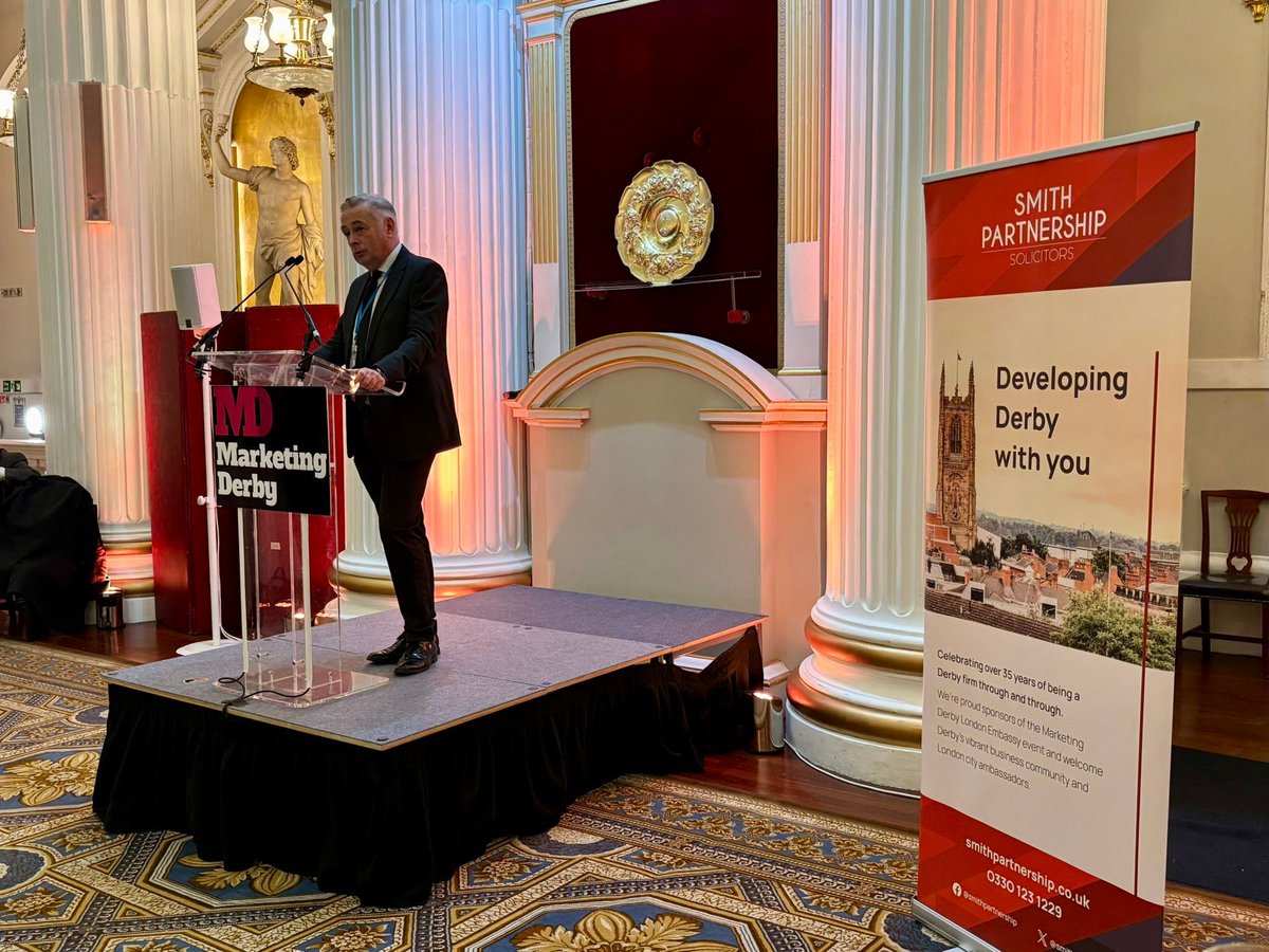 MarketingDerby's tweet photo. For the fifth time, the London Embassy was backed by law firm @smithpship – a company which for many years has been a staunch supporter of Derby 🤝 

Read more 👉 https://t.co/aANIjvL4AV

#Bondholder #News #MarketingDerby #DerbyUK #InvestInDerby #UKCapitalforInnovation #Invest https://t.co/MUmwygXC2s