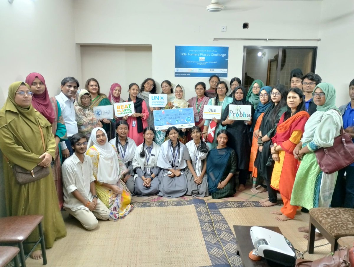 probhaaurora's tweet image. Today, a successful training session for the sixth batch of TTPC was held at the Probha Aurora headquarters with the participation of selected youth, parents, and teachers from seven institutions.

#UNenvironmentprogramme #BeatPlasticPollution #BeatPlastic #ecoschools