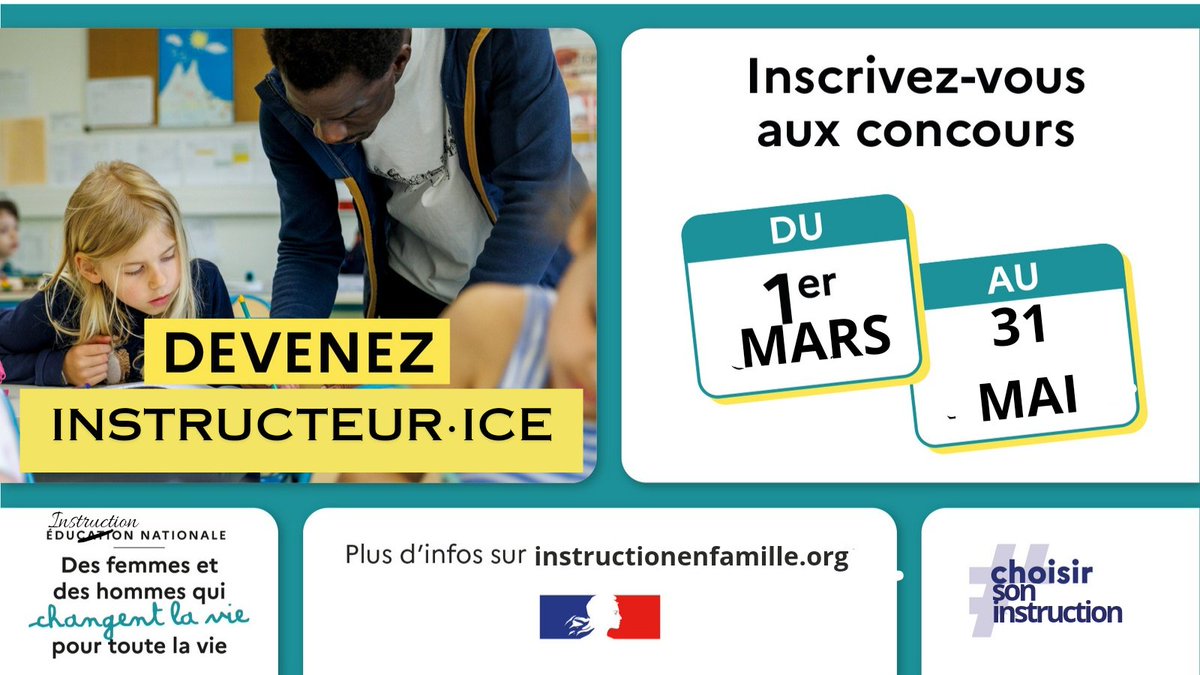<a href="/AGenetet/">Anne Genetet</a> L'École est UNE solution.

Soyez un soutien pour tous les instructeurs quels qu'ils soient.

#SuppressionART49IEF
