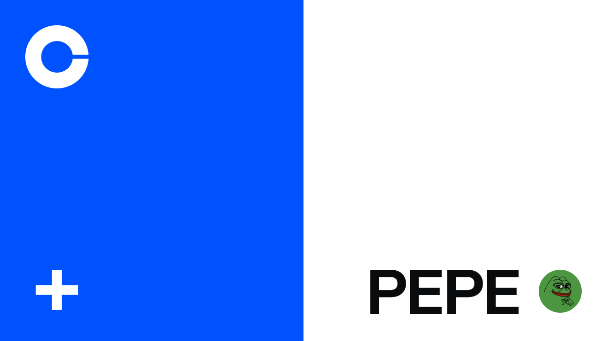 CoinbaseMarkets's tweet photo. PEPE is now available to trade, send, and receive on https://t.co/b86IqqbZGM (Simple and Advanced) and Coinbase Exchange. 

Learn more about memecoins ↓ https://t.co/w9Hex15cLk https://t.co/Z1WI4eB9Iw