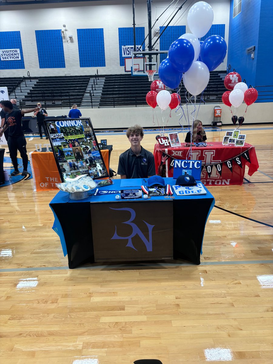 Congratulations to Connor Nelson on signing today to play college golf at North Central Texas College. NCTC is getting a good one!