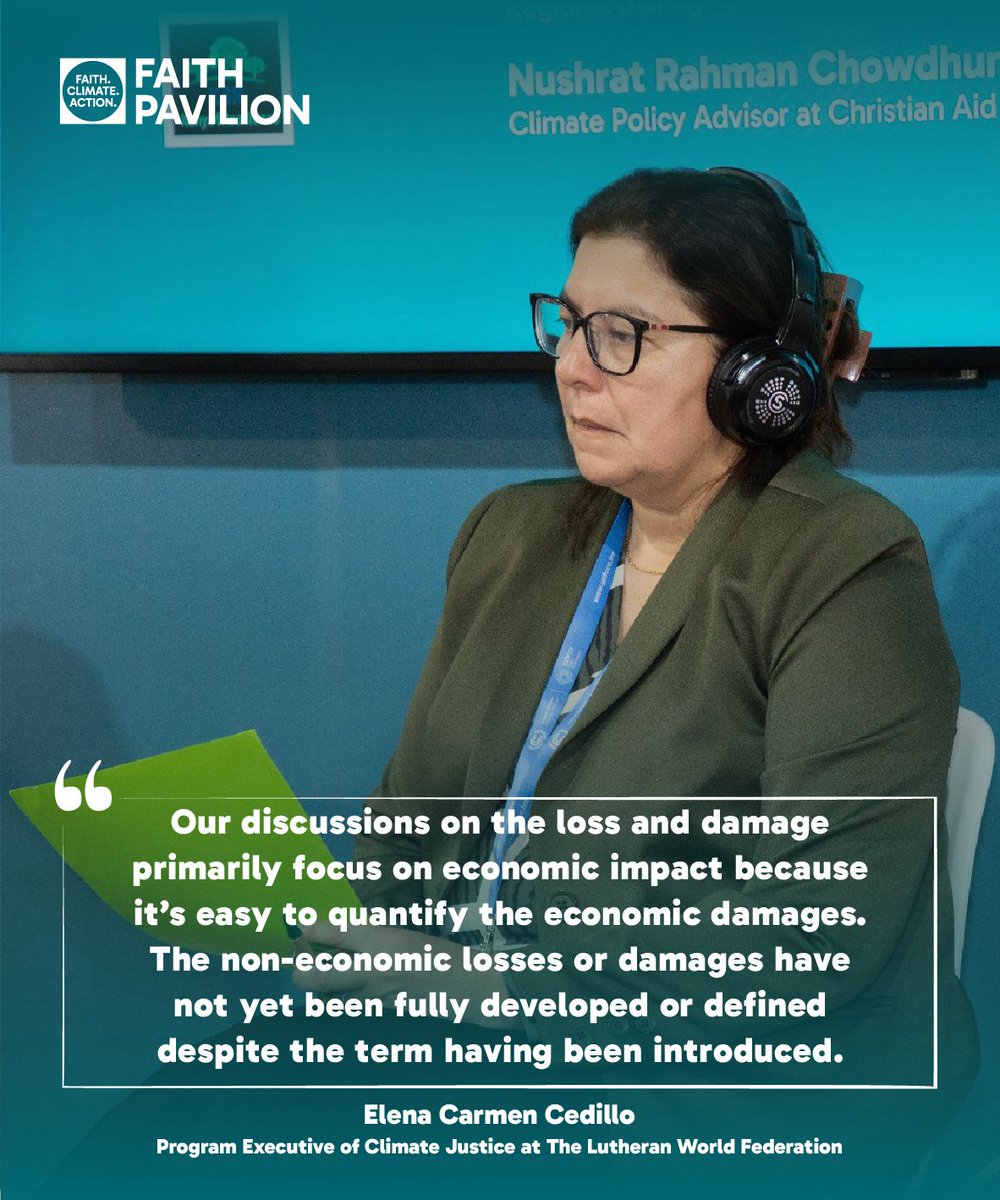 faithpavilion's tweet photo. 🌍🌱✨ Key quotes from Session 3 of Day 2 of the Faith Pavilion at COP29, 'Accessibility and Utility of Loss and Damage Funding for Community Resilience: Advocating Local Accountability Mechanisms' 🌍🌱✨

#FaithPavilion 
#FaithPavilionCOP29
 #FaithClimateAction
 #FaithAtCOP29 https://t.co/kPzF3qimoQ