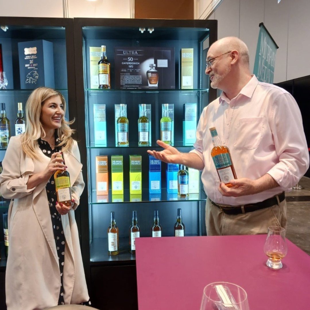 Murray_McDavid's tweet photo. ๐ฅ๐ We had an amazing time at #HKTDC #HongKong International Wine & Spirits Fair!
Vicky had a blast meeting so many #whiskylovers & sharing our passion for #MurrayMcDavid - you may even have seen her on TV if you're a local! ๐ฅ ๐ฅ
#InspiredScotchWhisky #Whisky #MMDEvents https://t.co/MTJMPVZ3rm