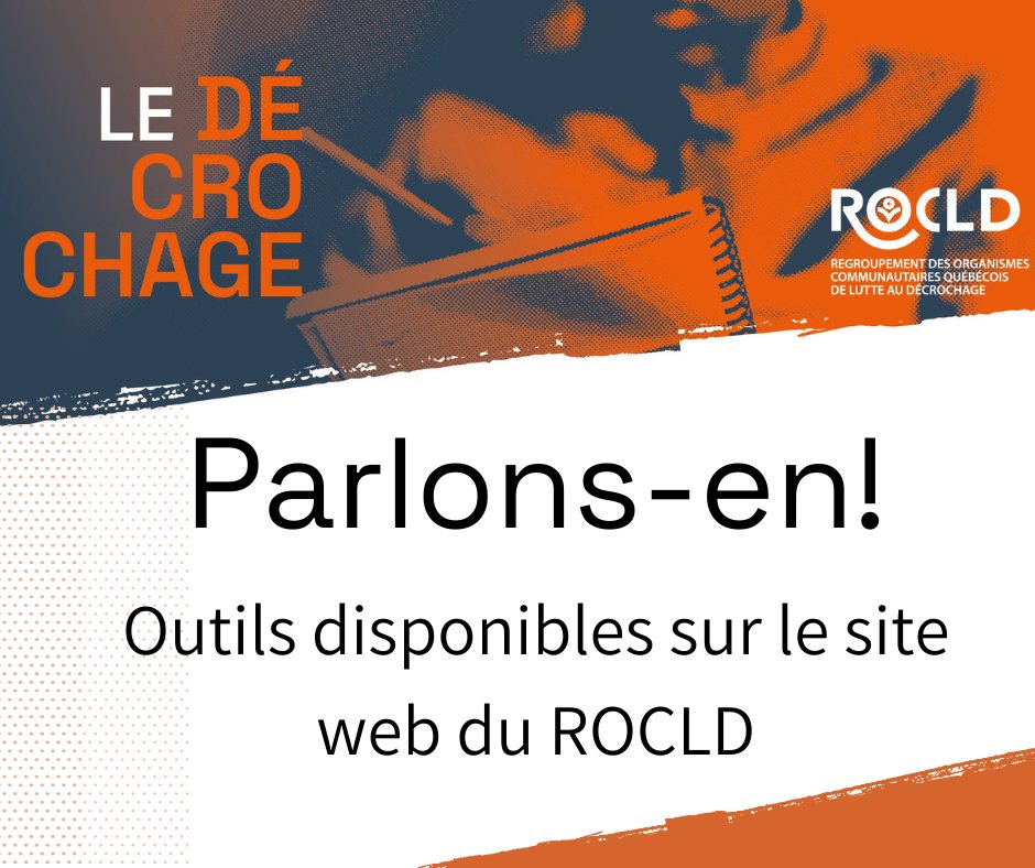 Le ROCLD publie une série de six fiches thématiques pour stimuler des discussions critiques sur le décrochage.

Dans cette fiche, on aborde : le concept de décrochage social, les indicateurs du décrochage, ses causes, ses conséquences, etc. 
👉 rocld.org/outils-epa/