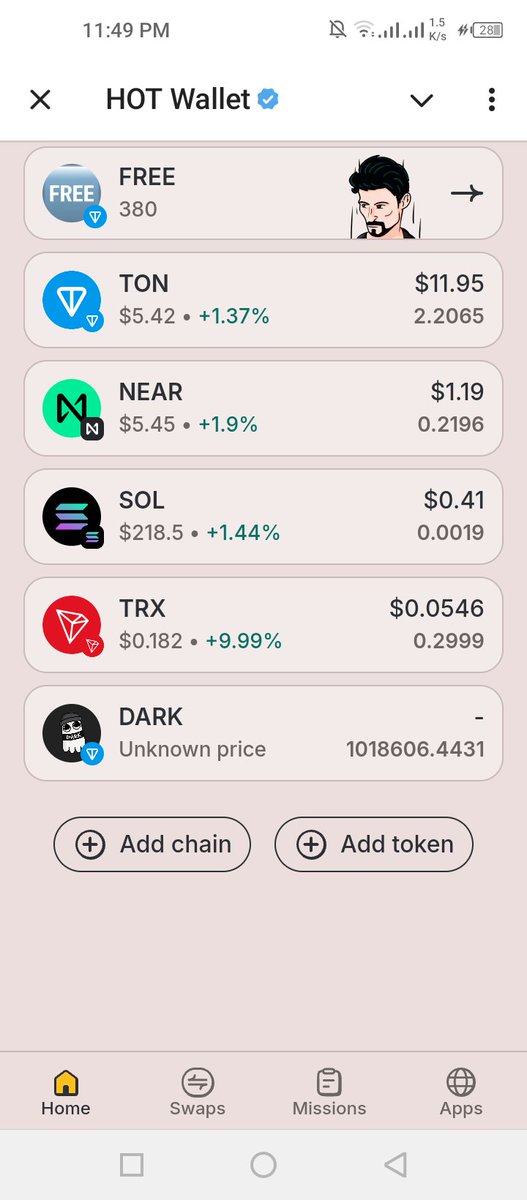 Holding #DARK on <a href="/hotdao_/">HOT Protocol 🔥</a> wallet 🫶