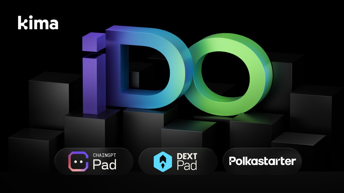 1/2
🎯 Reminder: Kima’s Upcoming IDOs 🎯 

The wait is almost over! With our Token Generation Event (TGE) just around the corner, now’s your chance to get involved early. 🚀 

 We’re launching 3 IDOs on leading platforms:  

✨<a href="/ChainGPT_Pad/">ChainGPT Pad</a>

🌐 See all the details here: