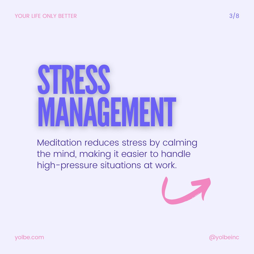 YolobeInc's tweet photo. Boost your Career Success 💪 

Unlock career success with the power of meditation and mindfulness! 🌱✨

#yolBe #yolBeCares #CareerGrowth #FocusAndThrive #MeditationForSuccess #WorkplaceWellness #MindfulnessMatters #PersonalDevelopment #SelfCareAtWork https://t.co/qMvDYZGoXC