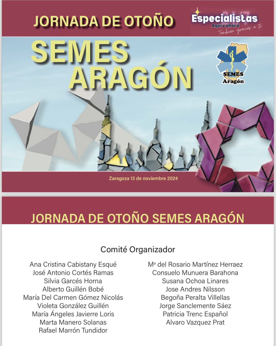 SilviaGarcesH's tweet photo. @SEMES_Aragon 
Jornada SEMES Aragón. Píldoras de proyectos que mejoran la asistencia en urgencias y emergencias.
Enhorabuena a los ponentes!!👏🏻@noenavamca https://t.co/r1ATscJVWH