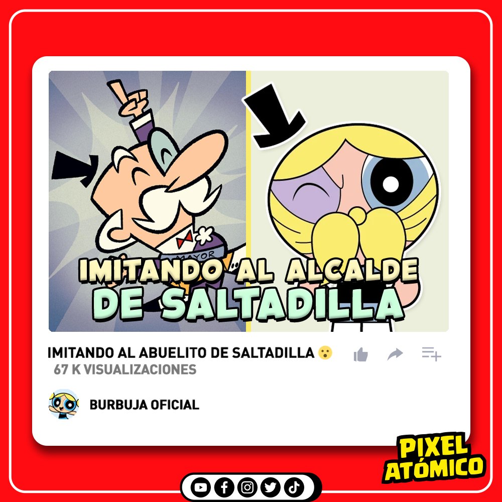 pixelatomicoyt's tweet image. Eso de ser superheroína ya no le da para sus gastos a Burbuja 🫧👨‍🦳📹🤑
#Capulina #Youtuber #ChicasSuperpoderosas #NietodeCapulina
