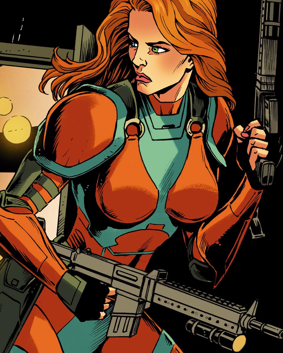 This NCBD, Velveteen fights for survival! But first, can she outrun the ancient Order of Nine? Find out in the pulse-pounding second issue of <a href="/MarkLondonMCS/">Mark London</a>' action series, Revolution 9, now available at your LCS! 💥
A: <a href="/CarlosReno/">Carlos Reno</a> C: <a href="/jaocanola/">Jão Canola</a> L: <a href="/daveLsharpe/">dave sharpe</a>
CVR: <a href="/RossiGifford/">Rossi Gifford</a>