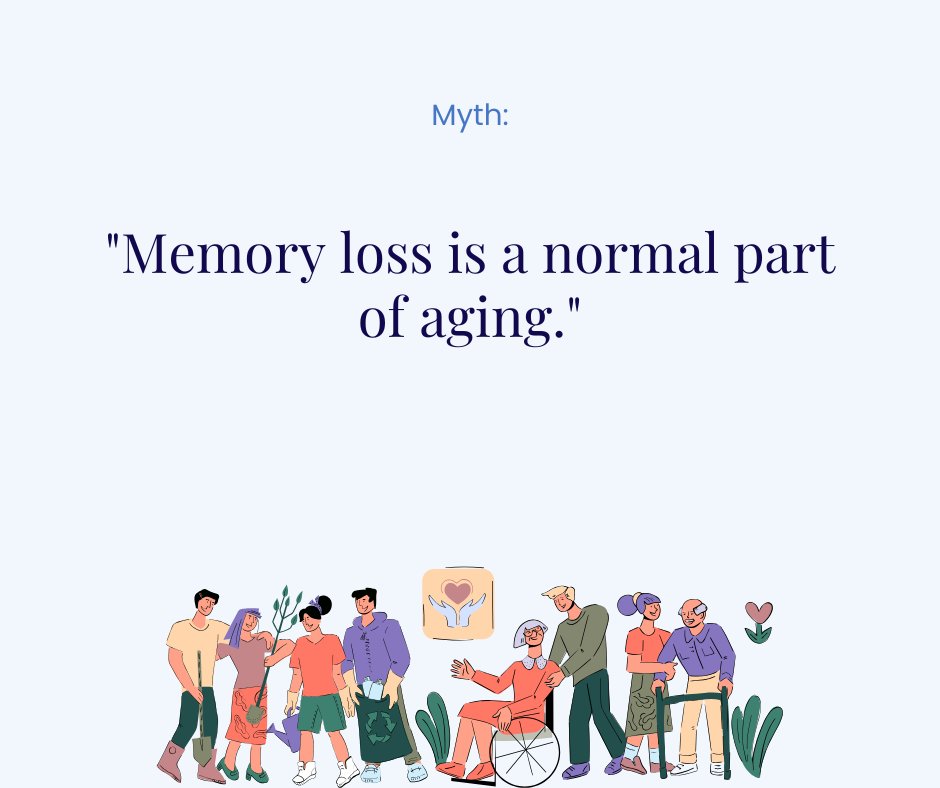 JonathanGi23295's tweet photo. Debunked: Some memory loss can occur with age, but significant memory problems are not a normal part of aging and may indicate a more serious issue like dementia or Alzheimer's disease. Early intervention and lifestyle changes can often improve cognitive function.

#BrainH https://t.co/bQ3Ej2N2PZ