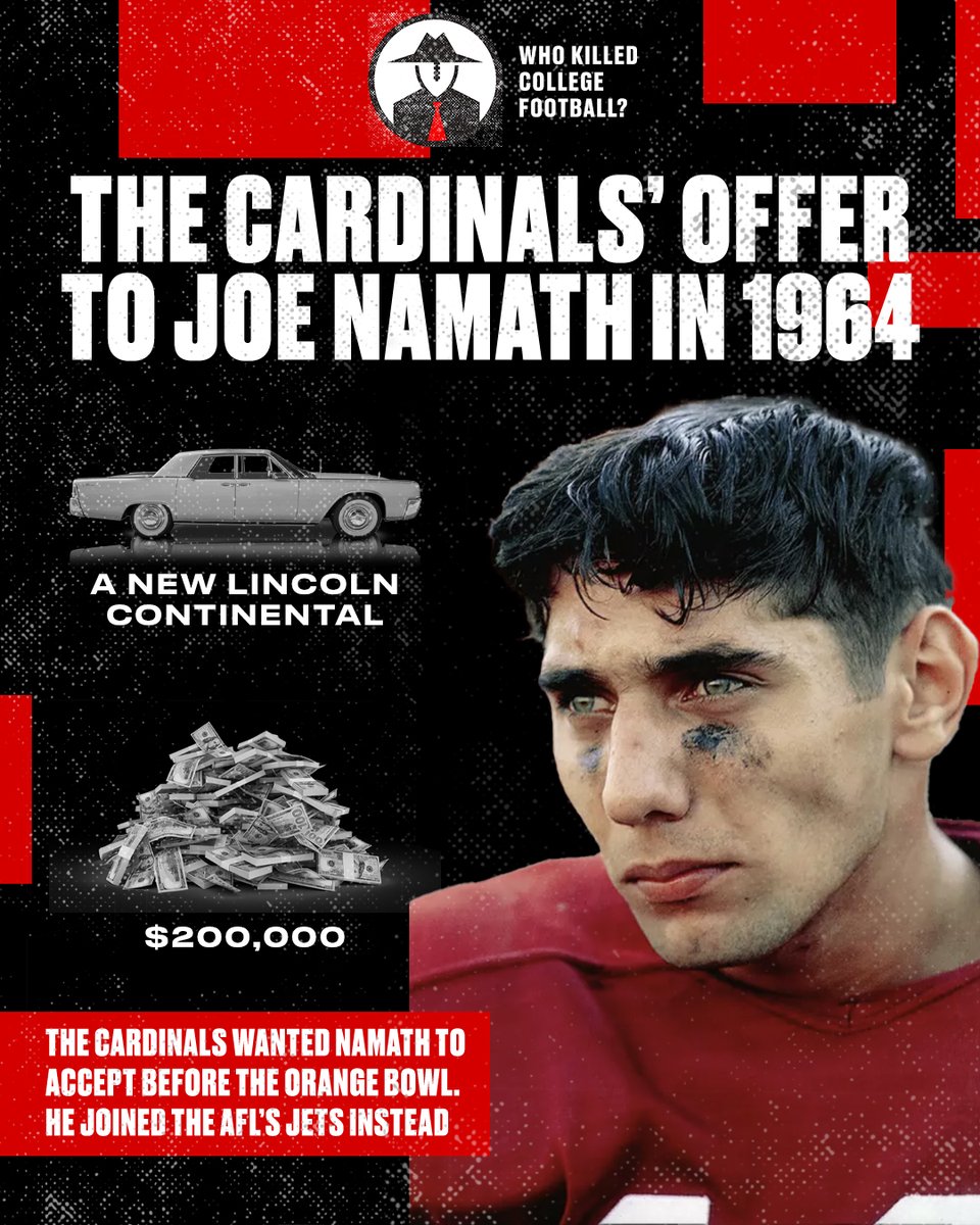 Did you know: the NFL AND AFL drafts used to take place after the college season, but BEFORE bowl games

That changed fast when the Cardinals offered Joe Namath a deal on the condition that he would join the NFL before the Orange Bowl