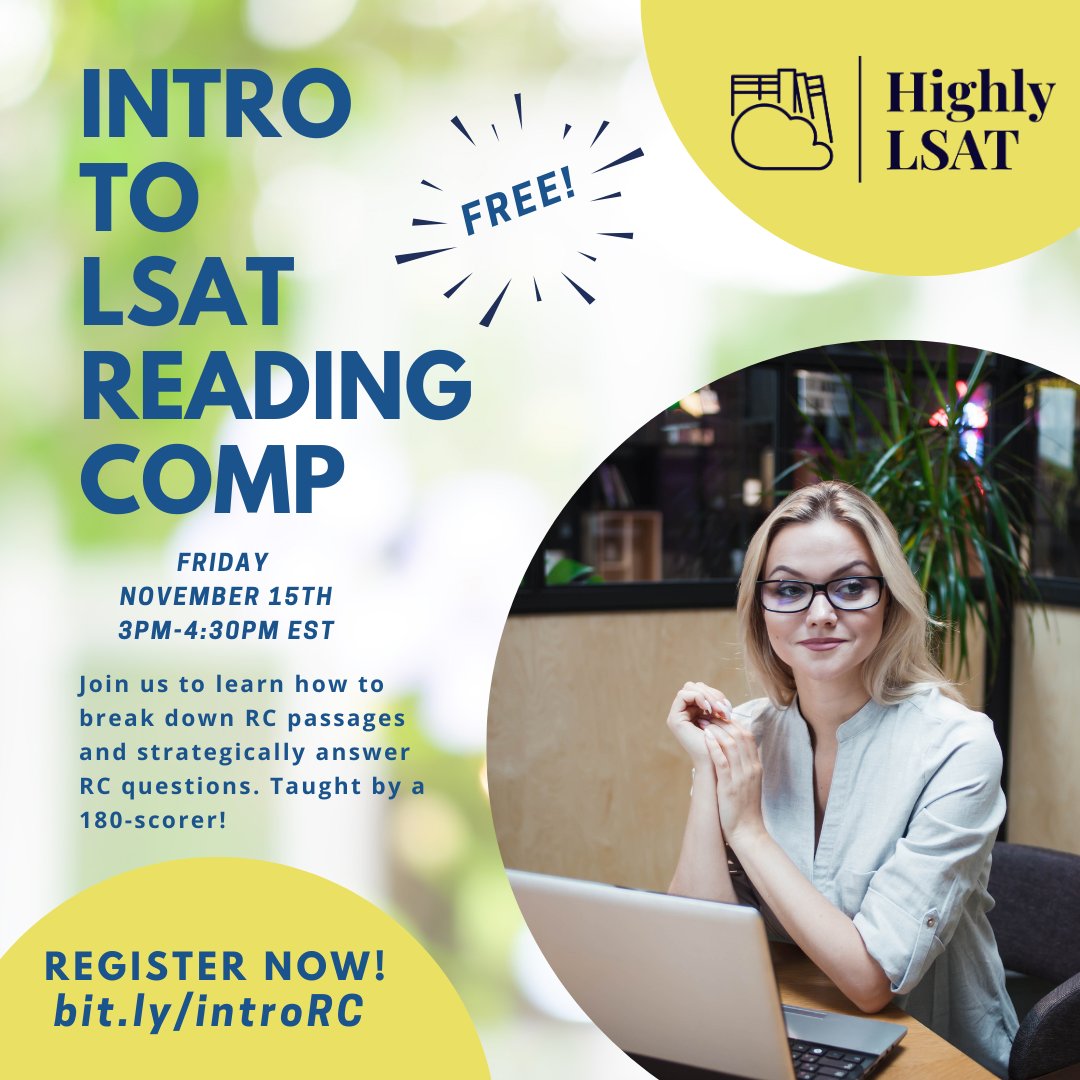 Highly_LSAT's tweet image. Are you worried that RC will drag your score down? Perhaps it's time to learn from someone who achieved a 180. #lsat #lsatsuccess #lsatprep #lsatpreparation #lsatstudying #lsatquestions #lsatmotivation #prelaw #prelawstudents #lsattutor #lsatinstructor #lsatteacher