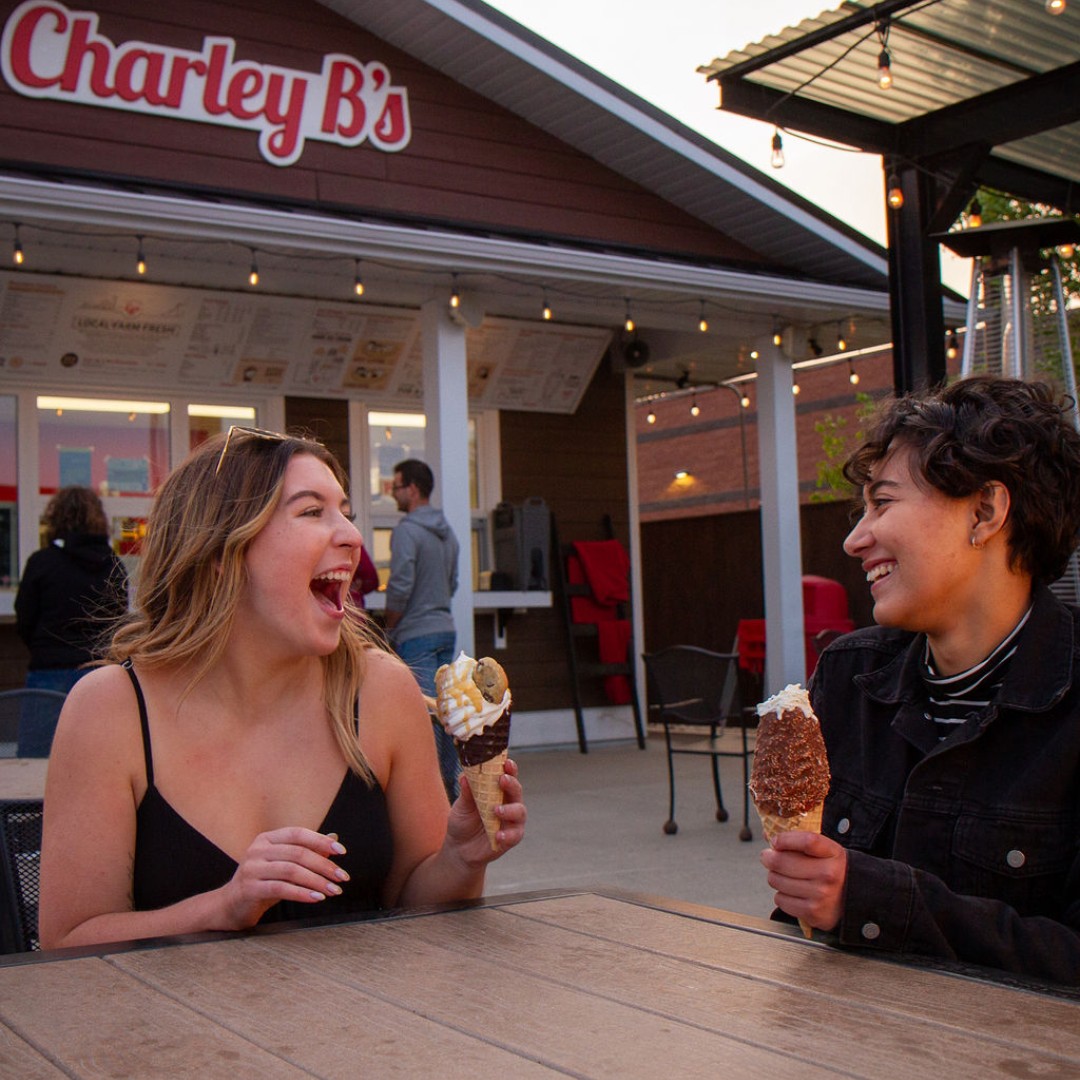Celebrate World Kindness Day with a sweet treat! 
Grab some ice cream and share a little happiness with those around you! 💗
#eatlocal #ilovecharleybs