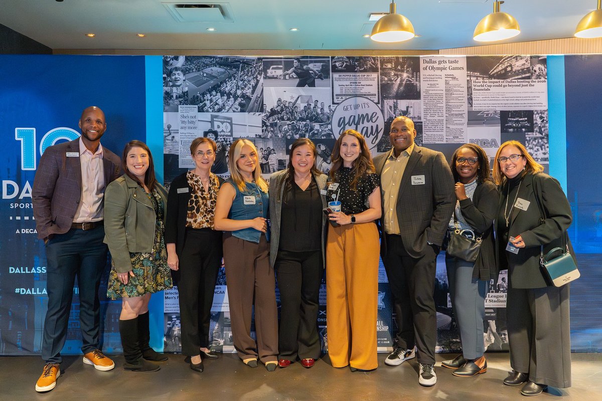KBHCCDallas's tweet photo. #TeamKBHCCD and #OVG came together last night to celebrate 10 years of @dallas_sports! ๐ The DSC is the reason Dallas is an unmatched sports destination, and we are so thankful for their partnership. Cheers to #ADecadeWellPlayed, and hereโs to many more! #DSC10 https://t.co/Wtn90ByYxq