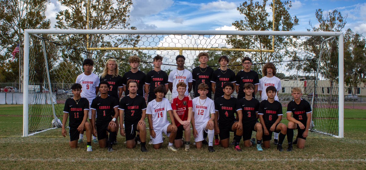 MATCH DAY 2‼️
After a great match against Bishop McLaughlin which ended in a draw, the cobras look to get into the win column tonight at Home.. 
⚽️ vs Sports leadership &amp; Management
⏰ 7:30pm
📍 Cobra field 
<a href="/Biggamebobby/">Bob Putnam</a> <a href="/Andy_Villamarzo/">Andy Villamarzo</a> <a href="/Suncoast_sports/">Suncoast Sports</a> <a href="/hhscobras/">Hudson High School</a>