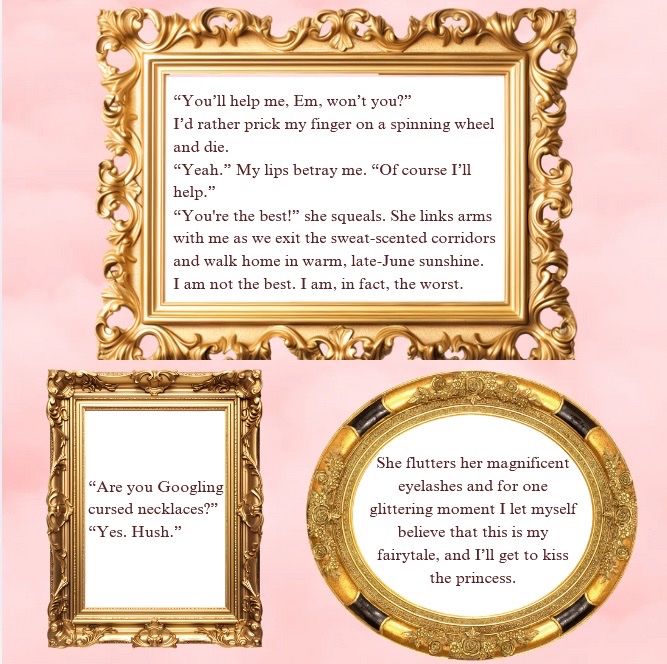 My hot but dumb BFF is stuck with a gnarly curse. She has to kiss a prince at our prom to break it. I set her up on 3 dates but all tanked. Maybe coz I want to be the one smooching her face off. AITA?

#unhingedpit #romcom #YA #F #Q