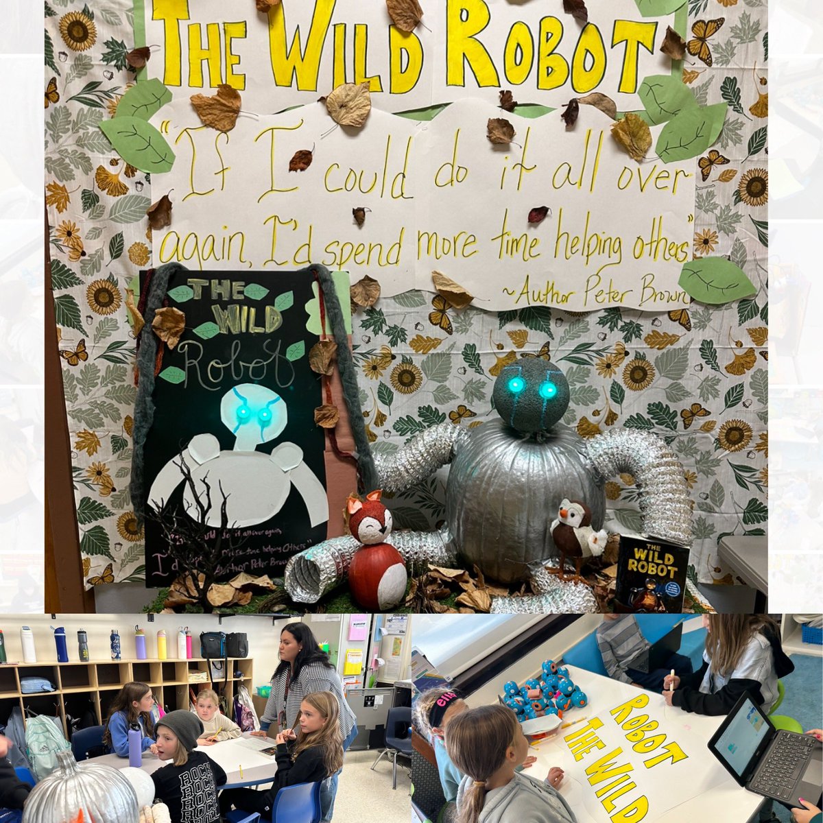 The LARC program was so excited to partner with the East custodial staff to participate in the Pumpkin Literacy Contest! TY to Ms. Flores for leading us with your vision to depict the book The Wild Robot by Peter Brown! Amazing creativity from all participants! #ProudToBeLB