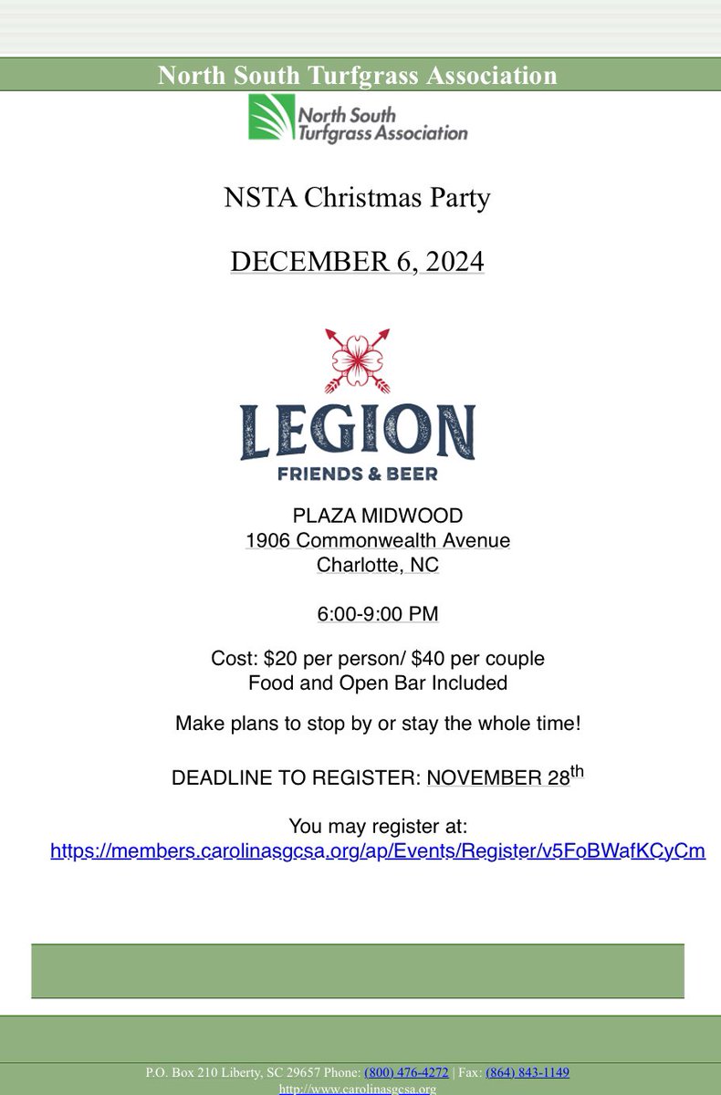 Looking forward to seeing everyone at this year’s Christmas Party!