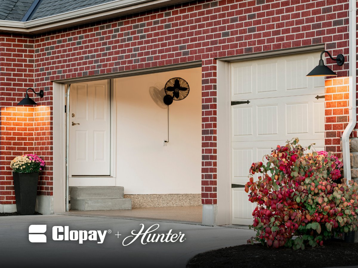 ClopayDoor's tweet photo. Are you a FAN of collabs? We're partnering with @HunterFanCo to take comfort and design to a new level! Dive into the details on our blog and discover how our collaboration with Hunter can transform your living experience: https://t.co/JJ48HBPDUJ. https://t.co/4kFq4XdF9p