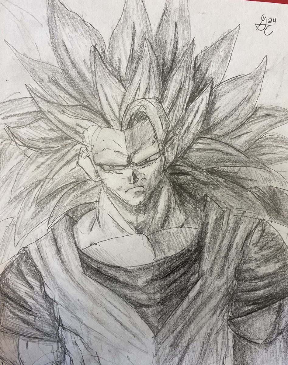 Goku SSJ3 #DragonBall #DragonBallZ #DBZ #art