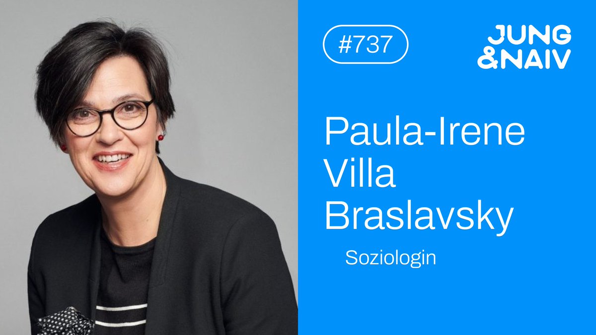 Tilo Jung (@tilojung) on Twitter photo Nicht verpassen: Morgen ist Soziologin Paula-Irene Villa Braslavsky (@dievilla4) zu Gast bei <a href="/JungNaiv/">Jung & Naiv</a>. Ab 16 Uhr gehen wir LIVE youtu.be/FLMQPl0C8K0
Habt ihr Fragen zu Soziologie und Gender Studies? Her damit! Nicht verpassen: Morgen ist Soziologin Paula-Irene Villa Braslavsky (@dievilla4) zu Gast bei <a href="/JungNaiv/">Jung & Naiv</a>. Ab 16 Uhr gehen wir LIVE youtu.be/FLMQPl0C8K0
Habt ihr Fragen zu Soziologie und Gender Studies? Her damit!