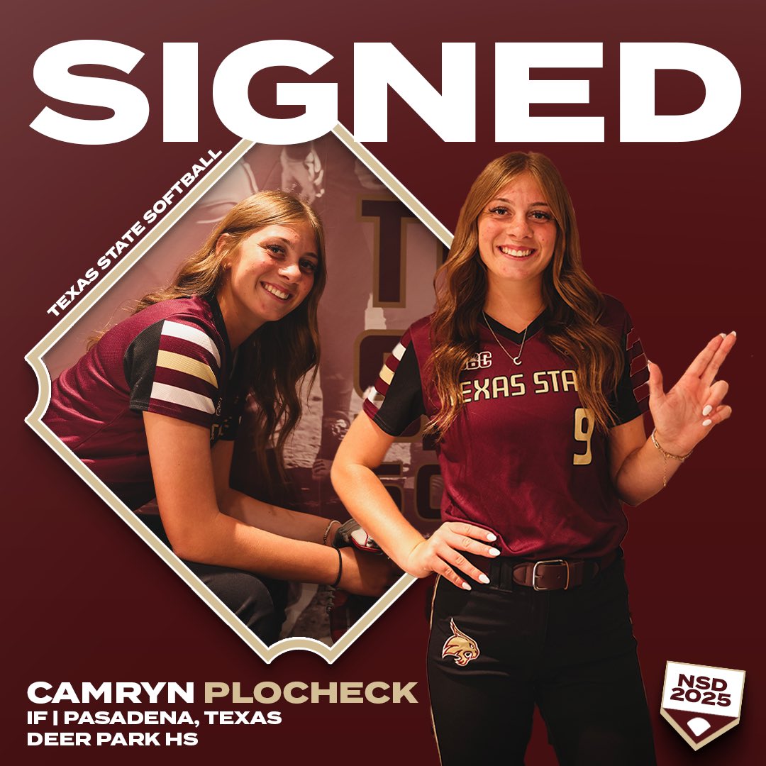 𝐒𝐢𝐠𝐧𝐞𝐝✍️ #EatEmUp 

Welcome to the Bobcat family, <a href="/CPlocheck/">Camryn Plocheck</a>!
