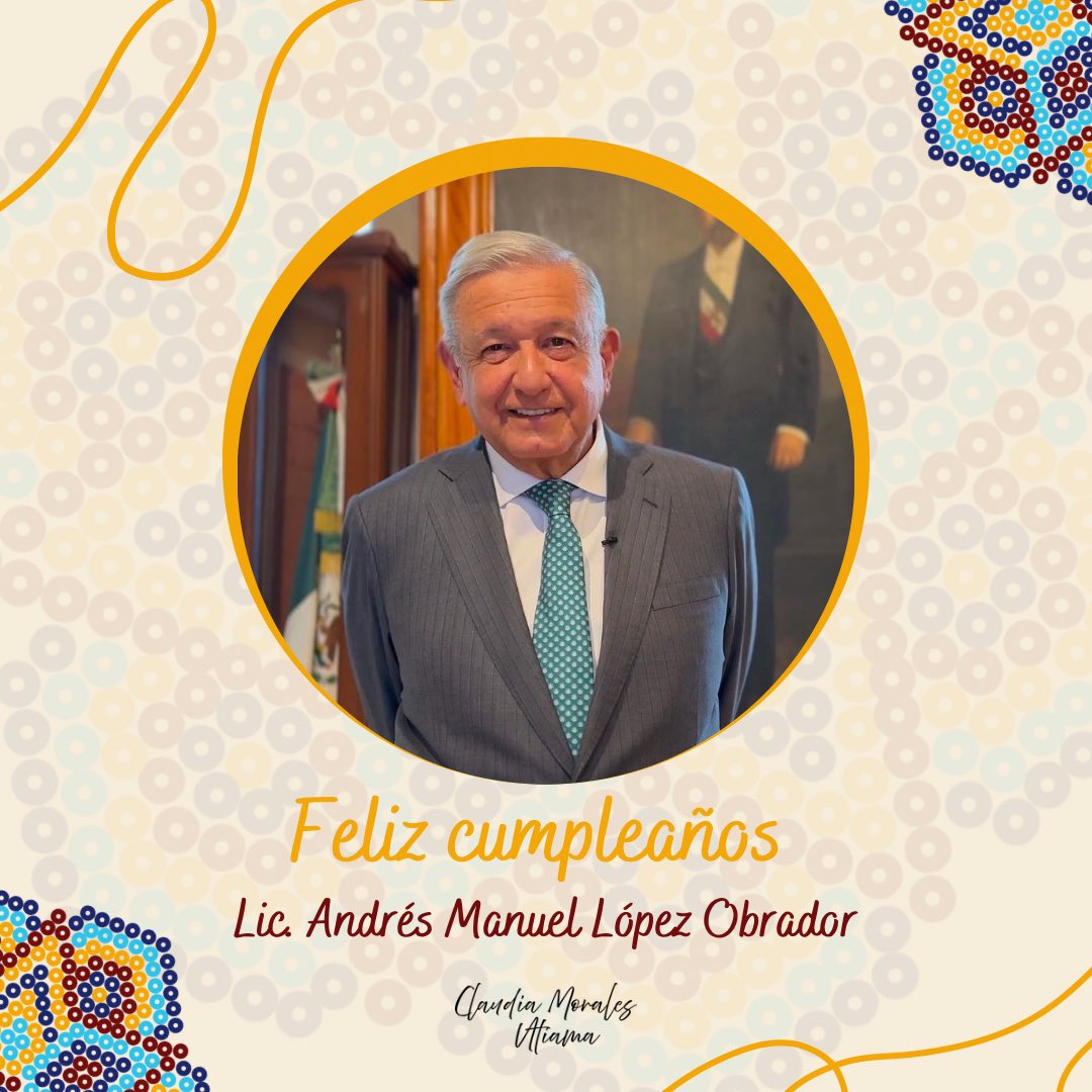 Porque #AmorConAmorSePaga, hoy recordamos con mucho cariño y respeto al licenciado <a href="/lopezobrador_/">Andrés Manuel</a>, un luchador social incansable que, con sus principios e ideales, sentó las bases para un país más justo e igualitario. 

Que la sabiduría y conocimiento sigan guiando siempre su