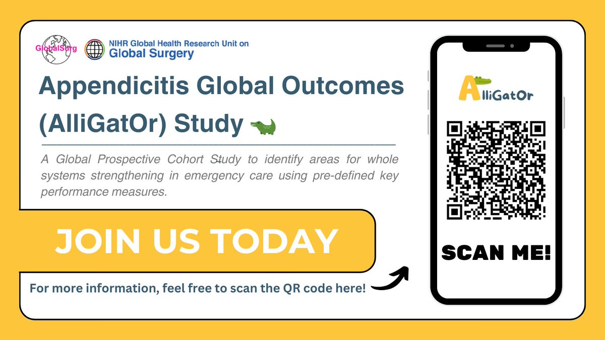 Alligator_Study (@alligator_study) on Twitter photo 🌎 ¡Capturamos datos a nivel de paciente de hospitales de TODO EL MUNDO! 🌎
El estudio <a href="/alligator_study/">Alligator_Study</a> está utilizando la apendicitis, una de las emergencias quirúrgicas más comunes, como condición trazadora para identificar áreas para.. 🌎 ¡Capturamos datos a nivel de paciente de hospitales de TODO EL MUNDO! 🌎
El estudio <a href="/alligator_study/">Alligator_Study</a> está utilizando la apendicitis, una de las emergencias quirúrgicas más comunes, como condición trazadora para identificar áreas para..