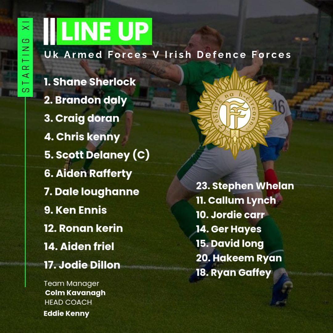 Starting team for this evenings game #COYBIG
