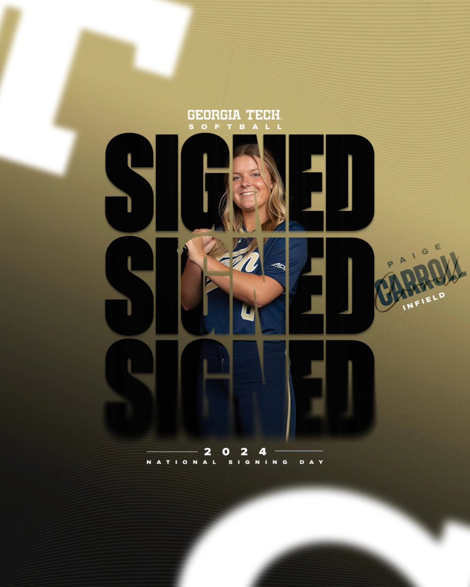 𝓢𝓲𝓰𝓷𝓮𝓭 ✍️

Welcome to the Yellow Jacket family, Paige!

#StingEm 🐝