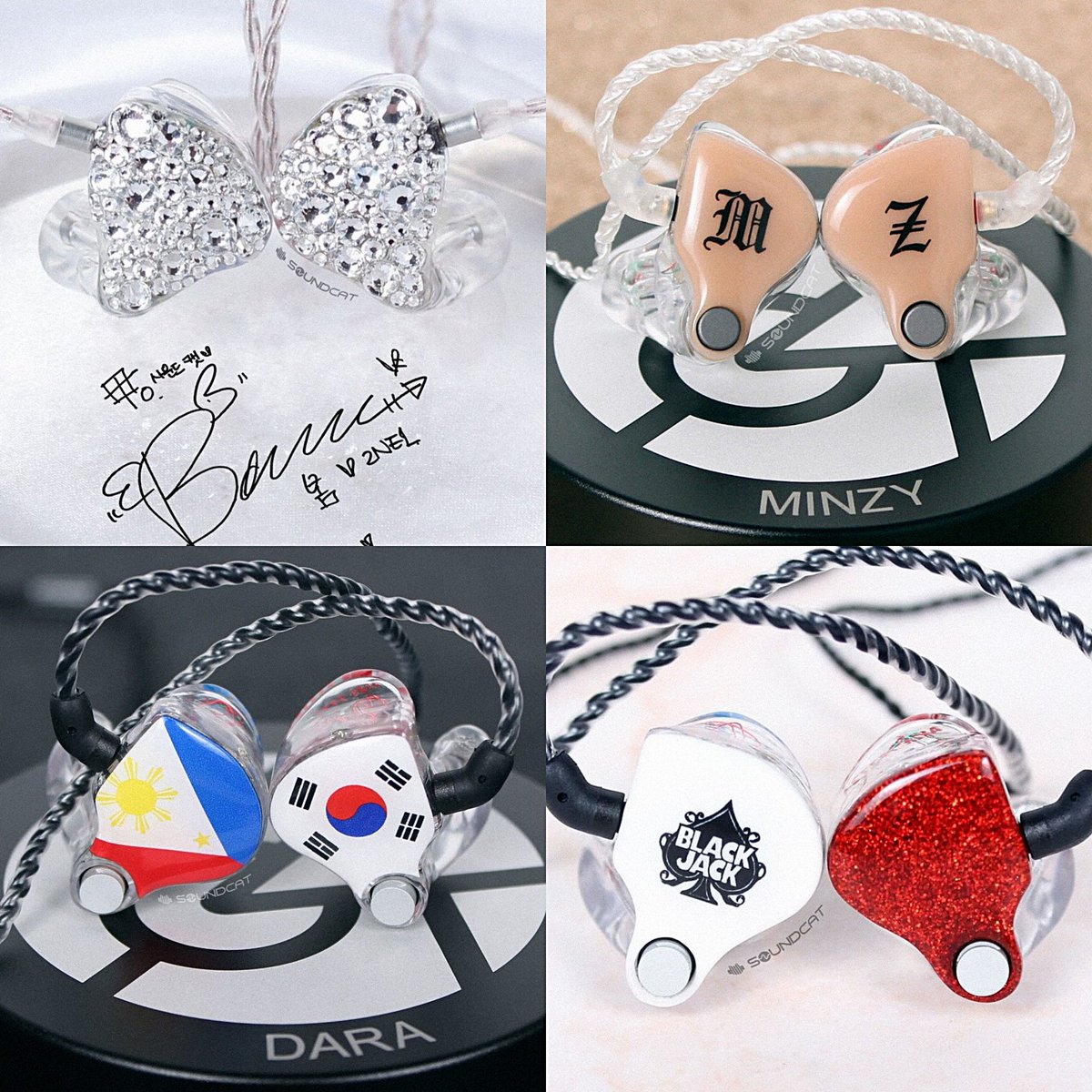 2NE1 earpieces for their upcoming “Welcome Back” Global Tour in Manila, kicking off in 2 days.
