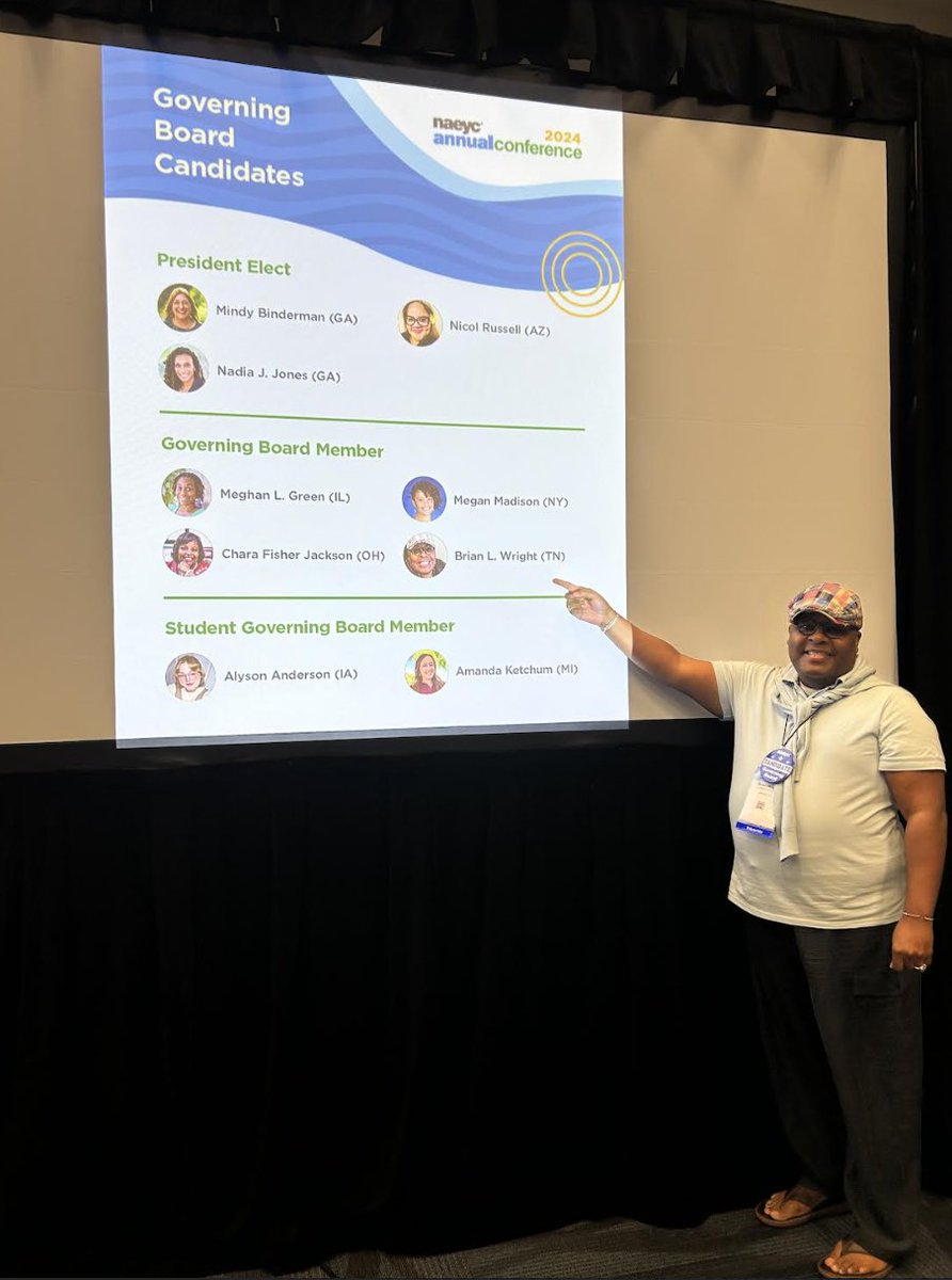 BW (@drbrianakabrain) on Twitter photo If elected to the NAEYC Governing Board, one of my goals is to make NAEYC's 5 Position Statements more accessible to teachers. <a href="/NBCDI/">NBCDI</a> <a href="/NatlHeadStart/">National Head Start Association</a> <a href="/SRCDtweets/">Society for Research in Child Development</a> <a href="/SRCDBlkCaucus/">SRCDBlackCaucus</a> <a href="/BlackBoysFilm/">BLACK BOYS</a> <a href="/TCPress/">Teachers College Press</a> If elected to the NAEYC Governing Board, one of my goals is to make NAEYC's 5 Position Statements more accessible to teachers. <a href="/NBCDI/">NBCDI</a> <a href="/NatlHeadStart/">National Head Start Association</a> <a href="/SRCDtweets/">Society for Research in Child Development</a> <a href="/SRCDBlkCaucus/">SRCDBlackCaucus</a> <a href="/BlackBoysFilm/">BLACK BOYS</a> <a href="/TCPress/">Teachers College Press</a>