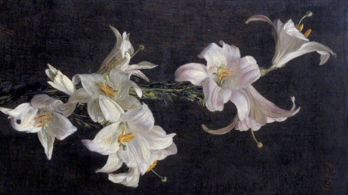 “White Lilies” by Henri Fantin