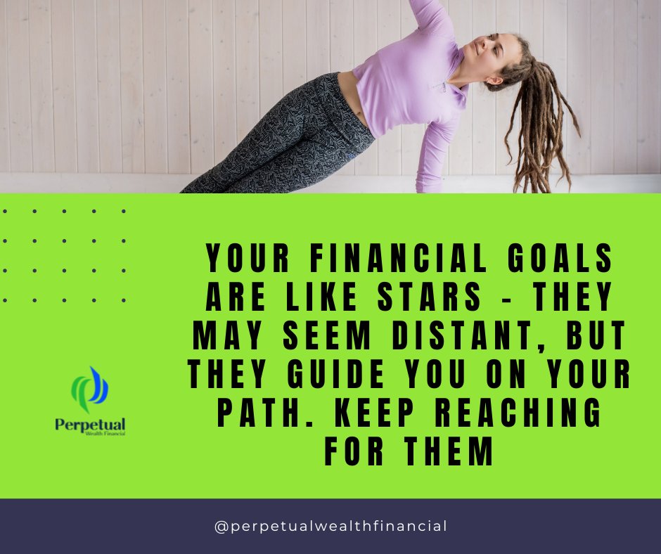 CKlamo's tweet image. Your financial goals are like stars - they may seem distant, but they guide you on your path. Keep reaching for them. #FinancialGoals #StayFocused #ReachForSuccess