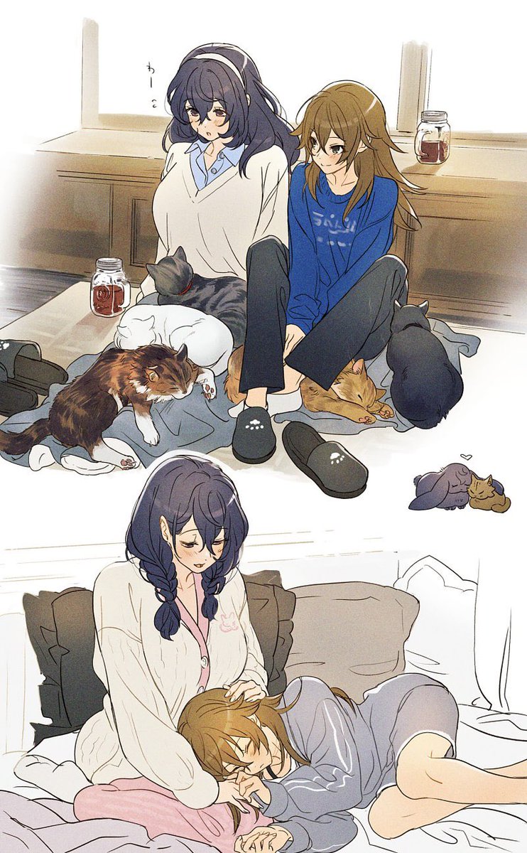 404noyon's tweet photo. #創作百合　膝乗り https://t.co/U1D5XPT2gn