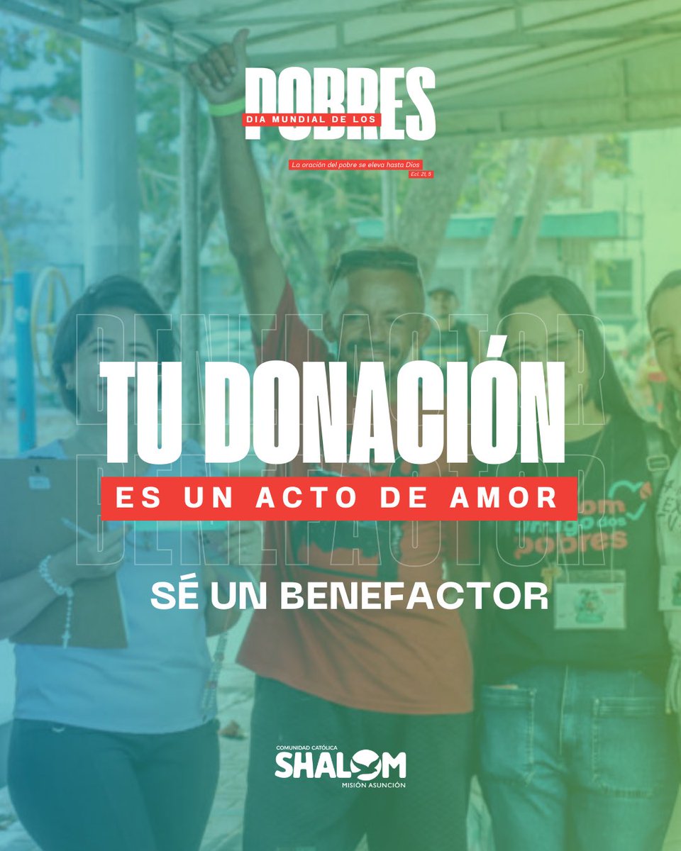 shalomasuncion's tweet photo. ✨Tu donación es un acto de amor✨

¡SÉ UN BENEFACTOR!

¿Sabías que podes ser parte de esta experiencia? Todo aporte suma! 

📲Ponete en contacto con nosotros! https://t.co/aag6POeU8q